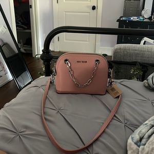 brand new pink steve madden purse